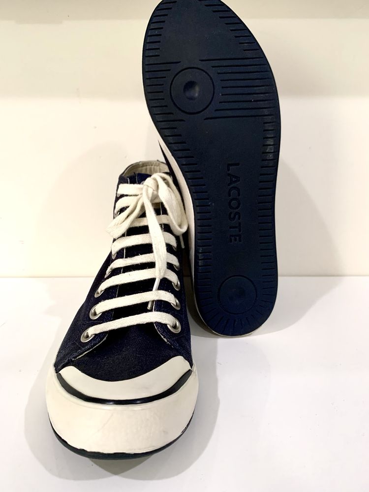 Lacoste стильные кеды кроссовки Р 39,5  стелька 25,5 см