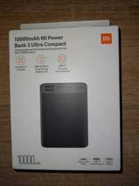 Продам power bank Xiaomi MI 3, ультракомпактный внешний аккумулятор