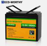 Новий акумулятор Eco-worthy LiFePO4 100Ah 12.8V