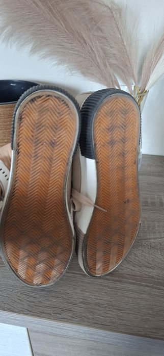 Trampki damskie beżowe