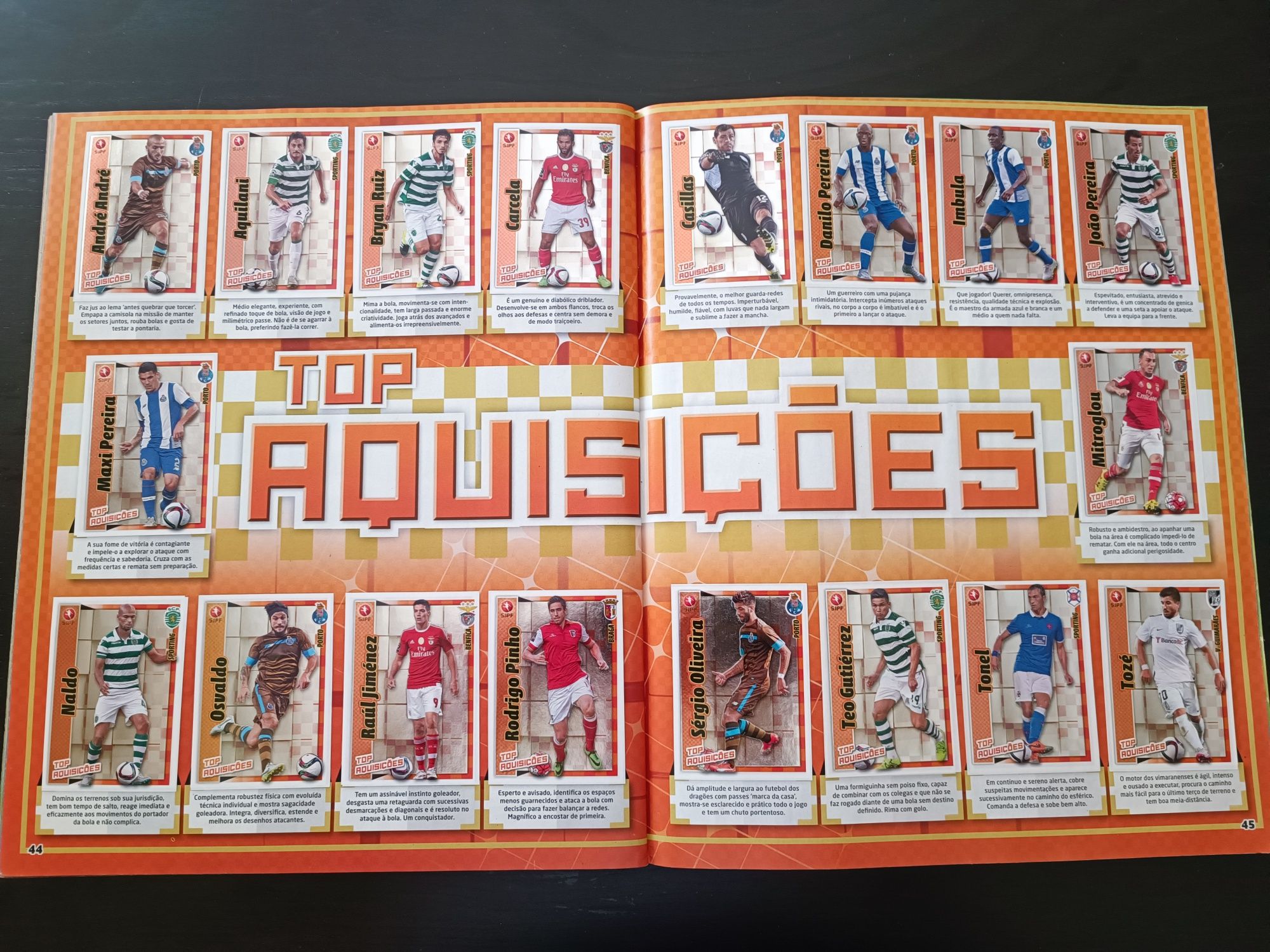 Caderneta futebol 2015/2016
