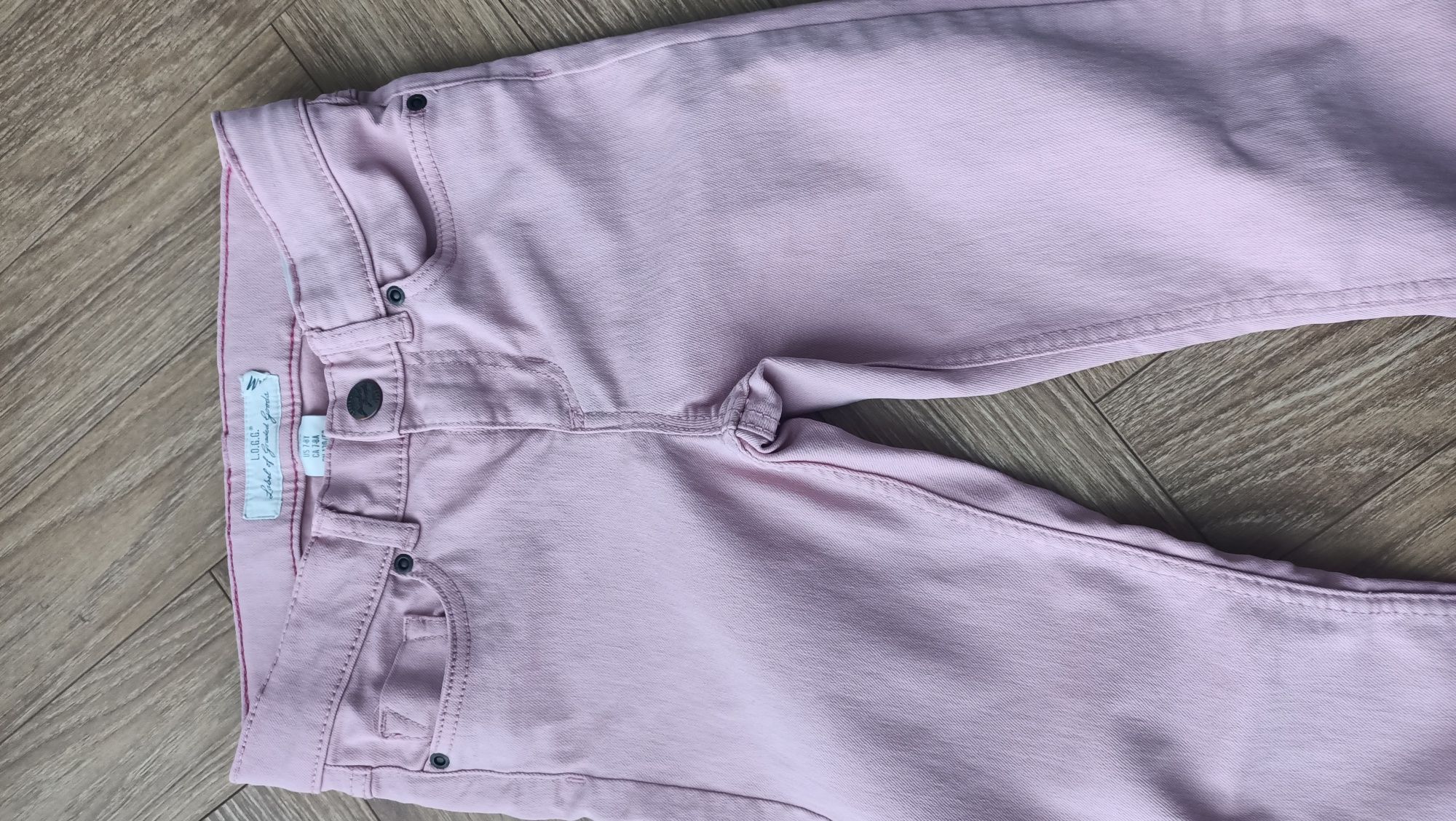 Spodnie dżinsowe dziewczęce r 128 H&M
