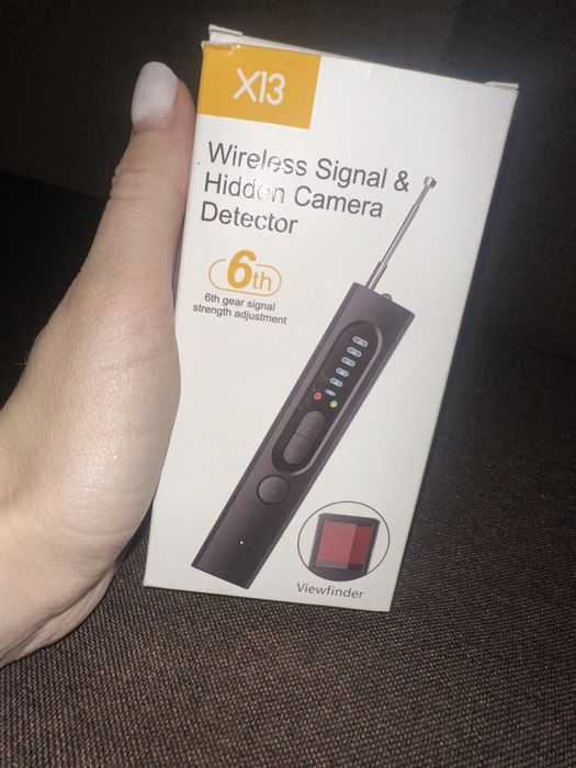 Бездротовий детектор сигналів та прихованих камер X13
