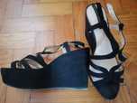 Sandalias pretas pull&bear