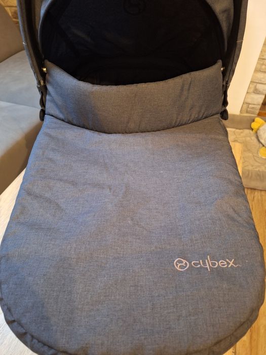 Gondola do Cybex Balios S Lux. Cybex Cot S Denim Blue