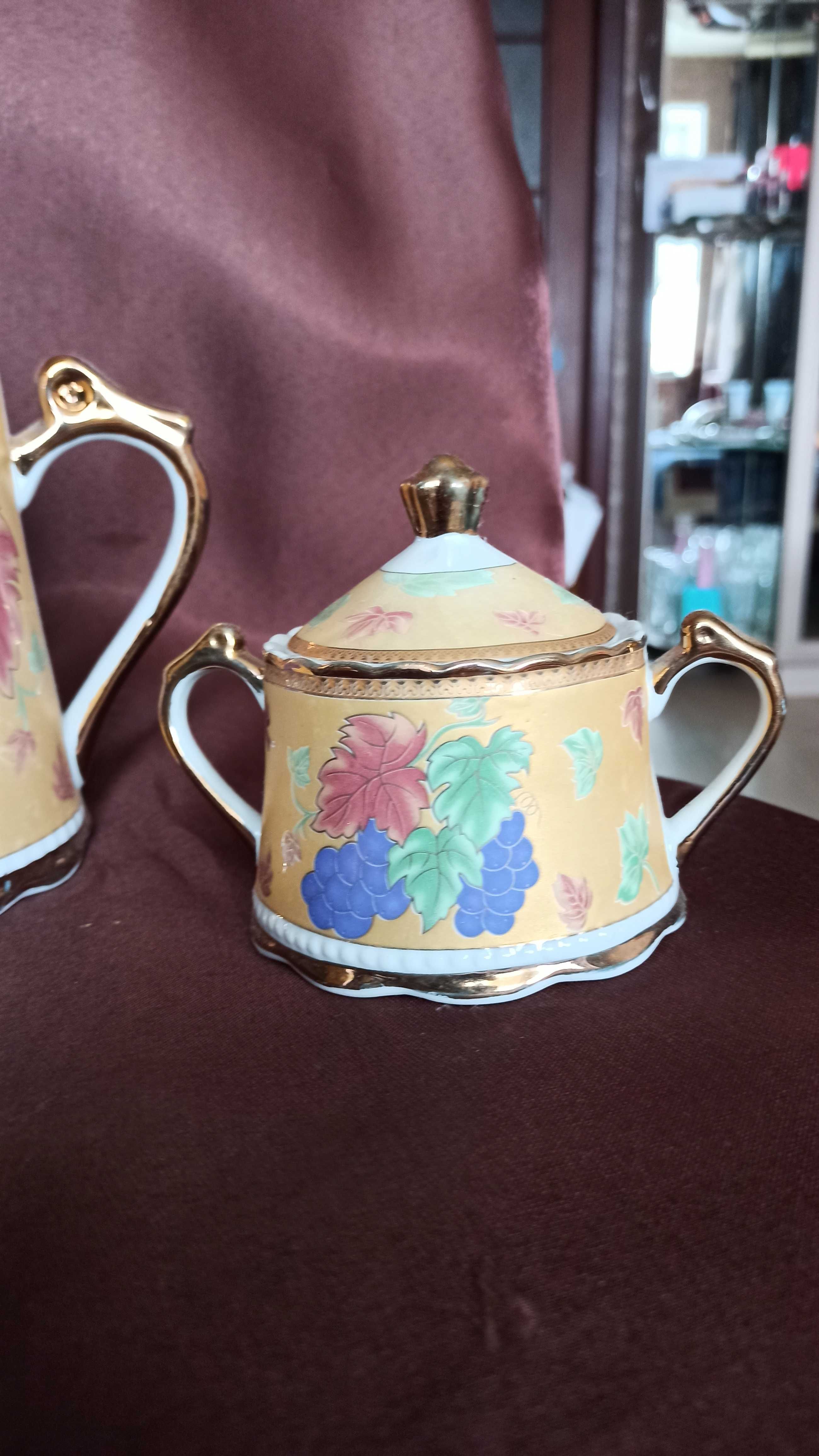Чайник сервіз заварник сахарница цукерниця молочник набор