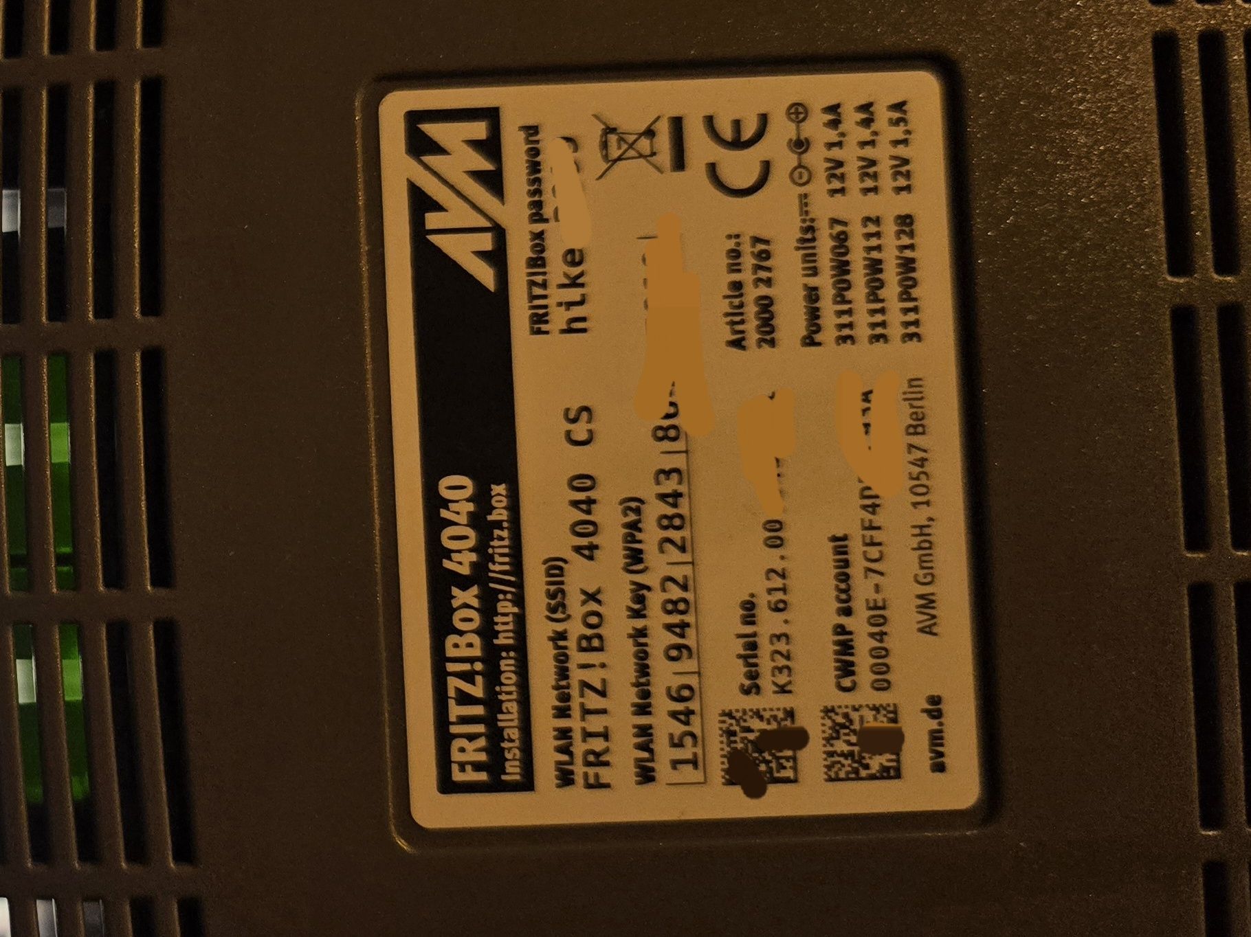 Fritzbox 4040 router WiFi 5 Mesh