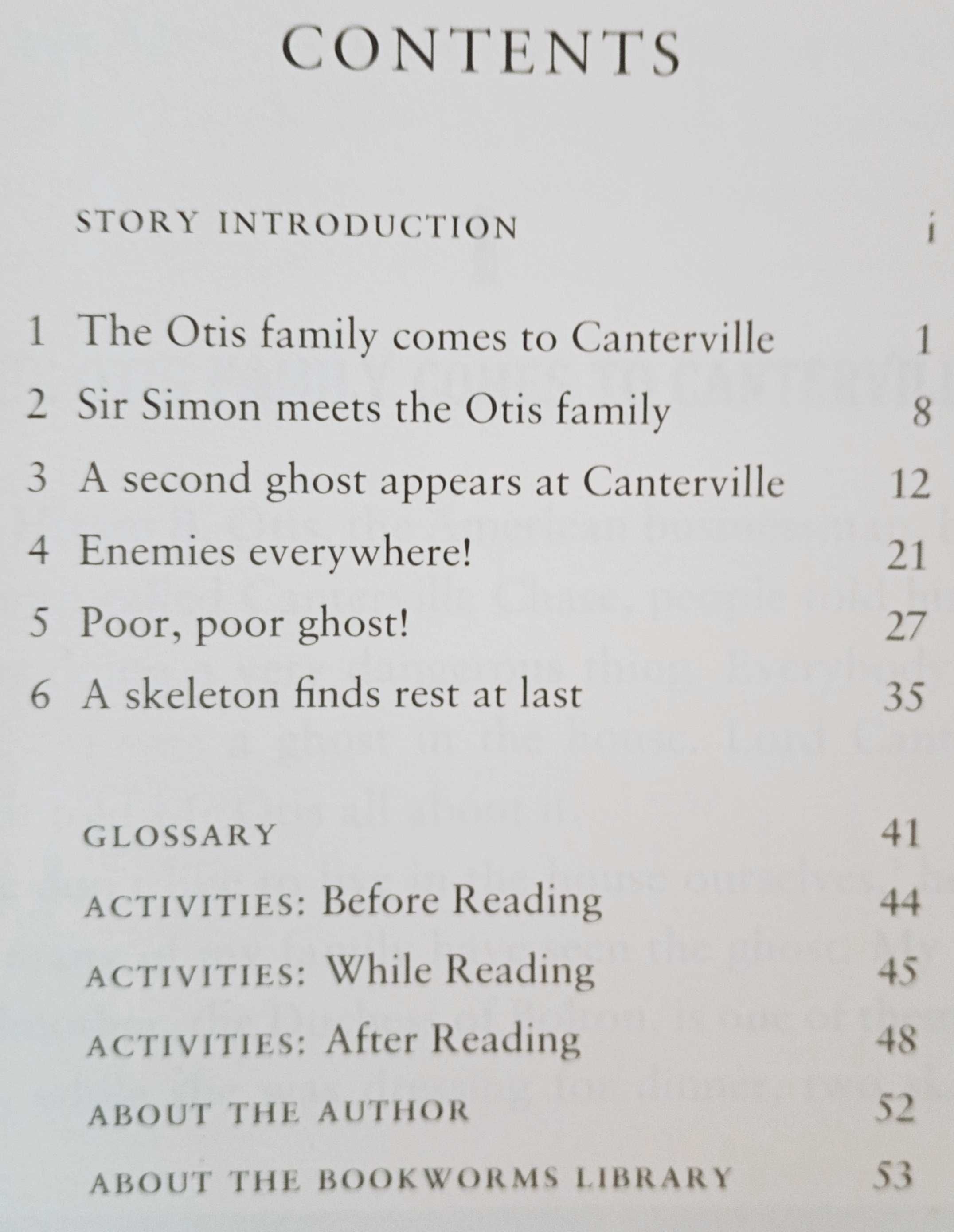 Livro de Oscar Wilde "The Canterville Ghost" (inglês)