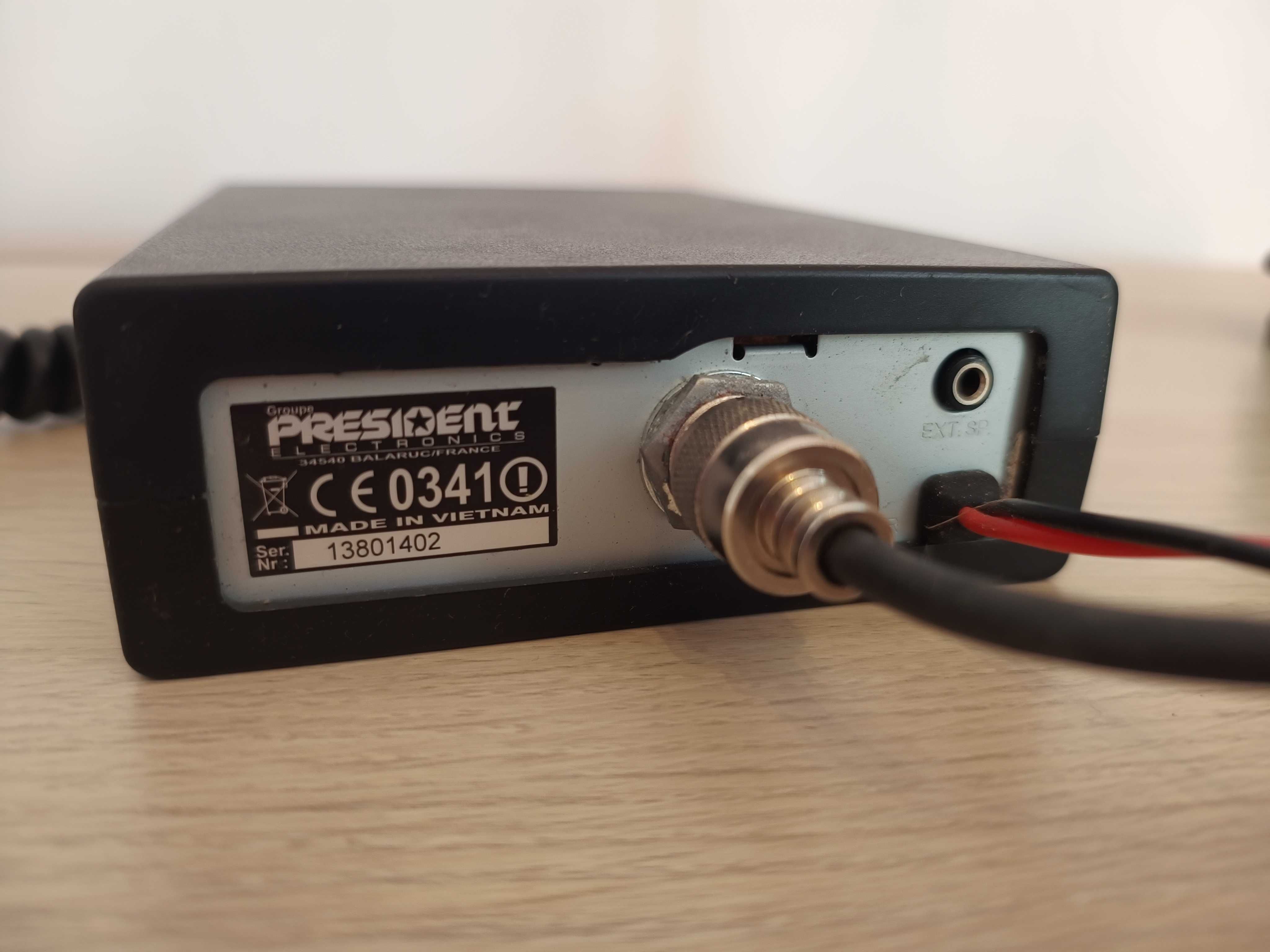 CB radio PRESIDENT TEDDY + antena magnetyczna