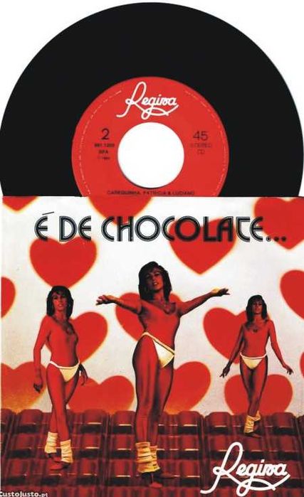 REGINA - É de chocolate - Vinil 45 Rpm - 1984