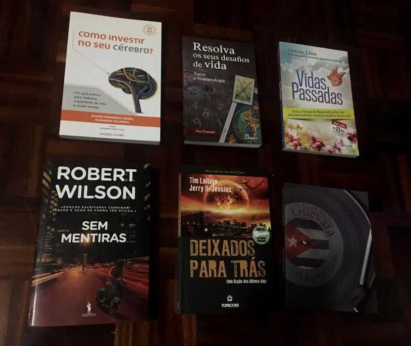 Livros de ficção e não-ficção (novos, nunca lidos)