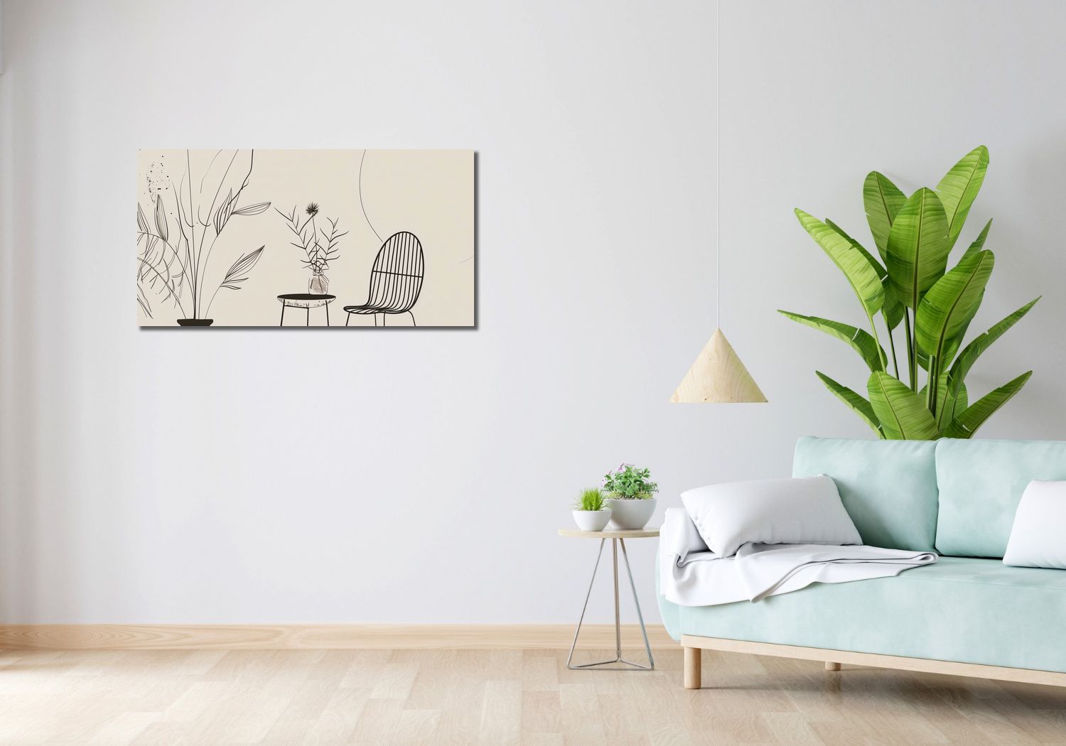 Obraz 100x50cm Wnętrze na Zewnątrz