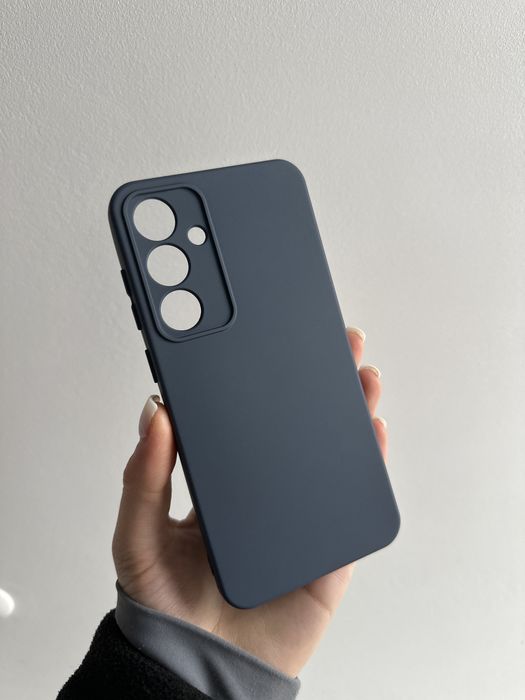 Etui silikonowe granatowe do SAMSUNG S24 FE