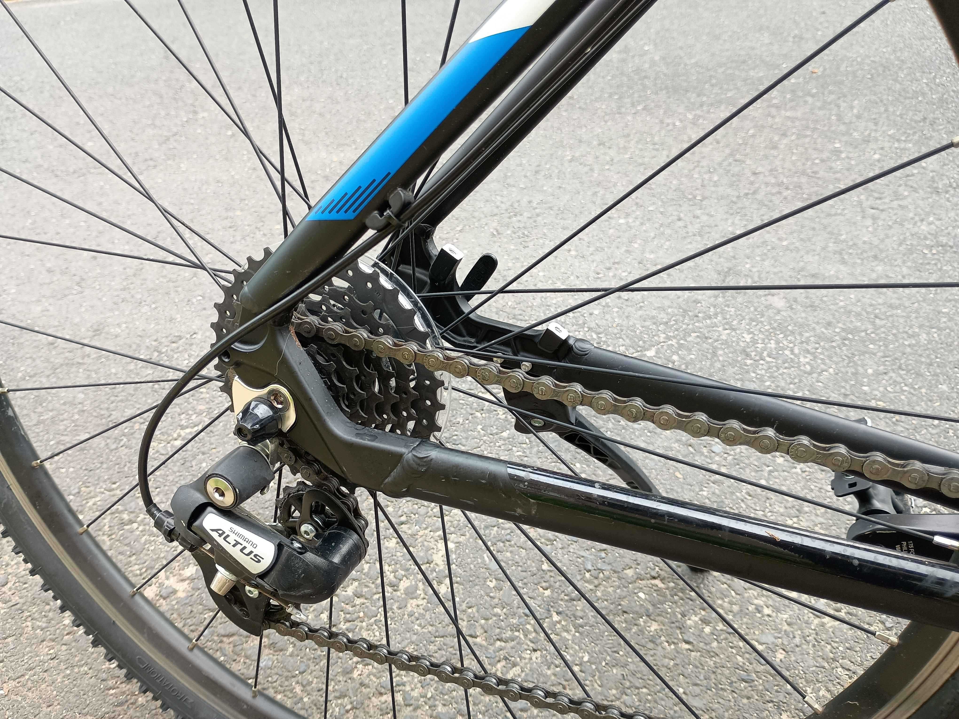 Rower cross Unibike Prime 19" niebiesko-czarny