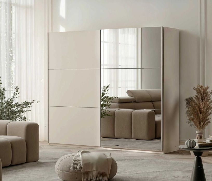 Szafa z lustrem z kolekcji Vigo 225x215x61 (5-kolorów)