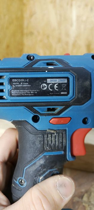 Wiertarko wkrętarka erbauer 18 v body