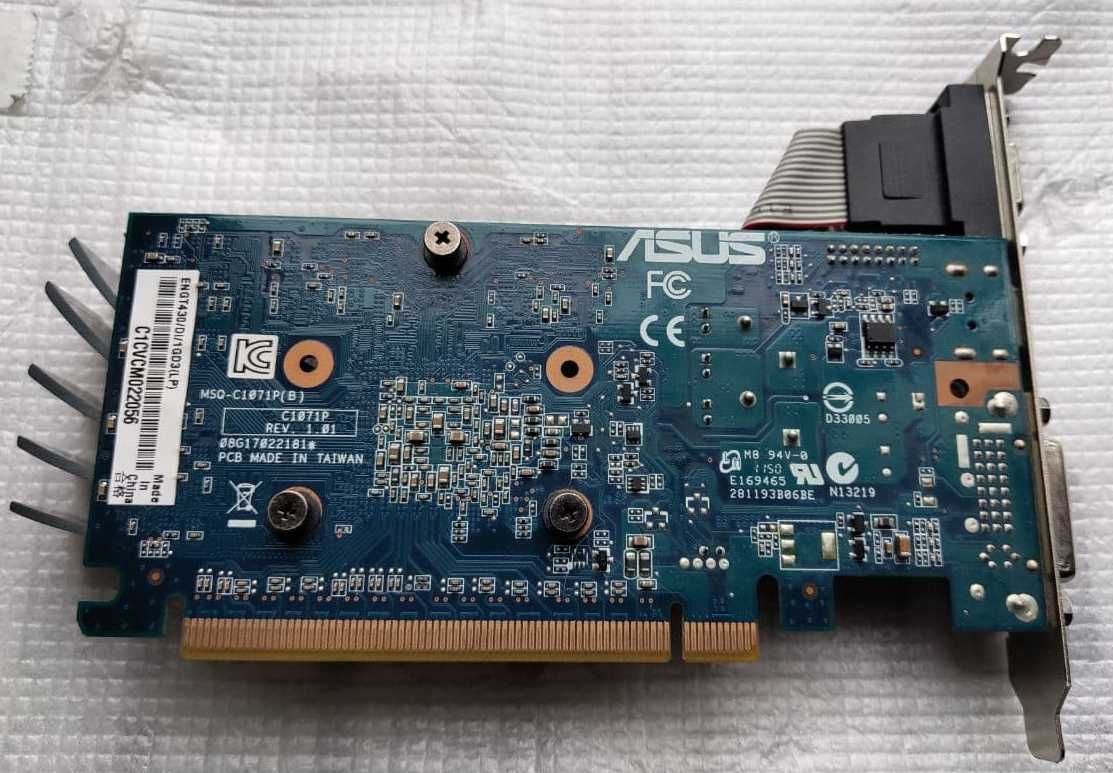 Продам видеокарту PCI-Ex ASUS GeForce GT 430 1024MB