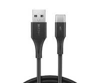 Cabo BlitzWolf 3A USB Type-C Fast Charging 0.9m - Portes Grátis