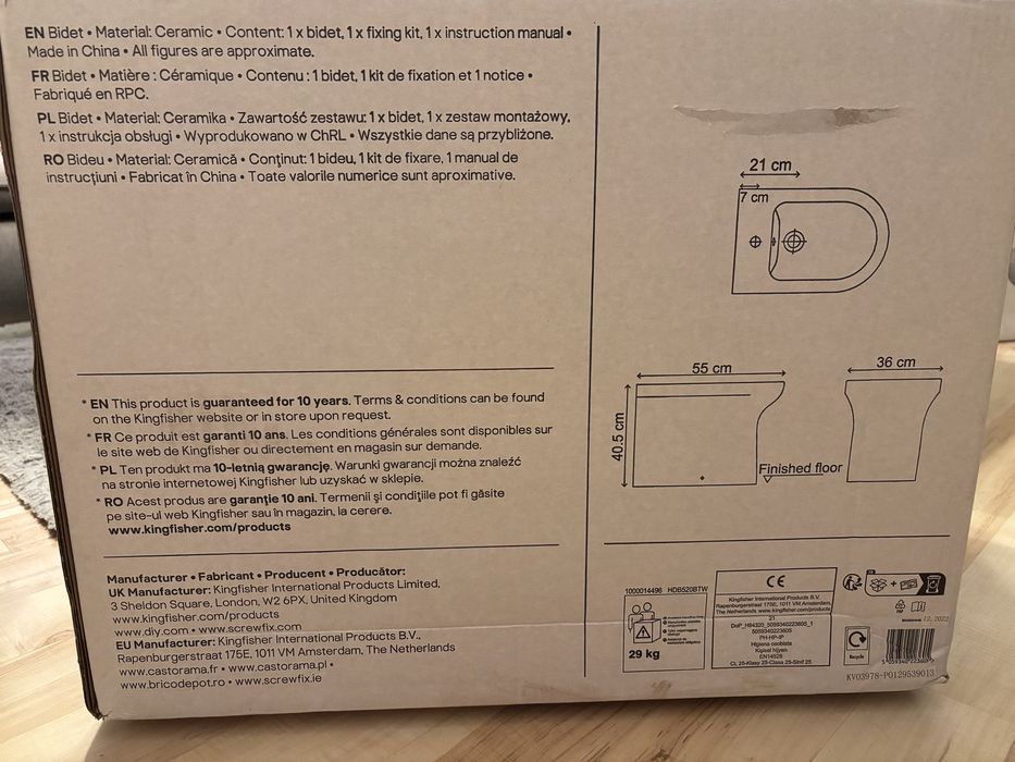 Bidety cavally GoodHome