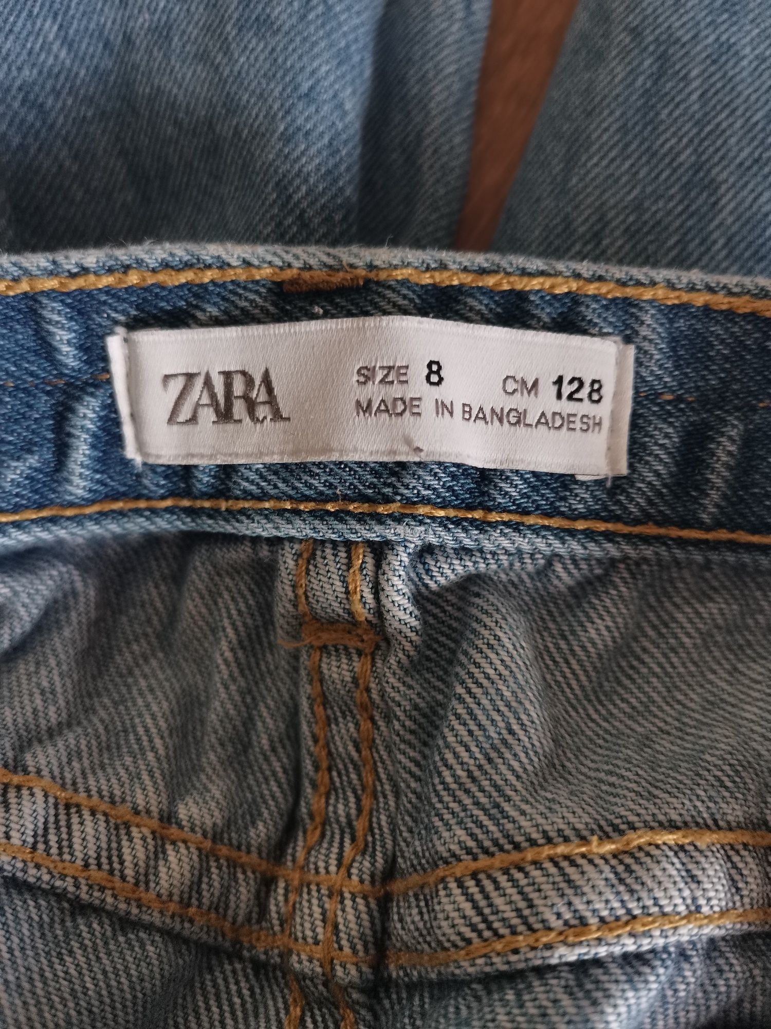 Jeansy spodnie Zara rozmiar 128