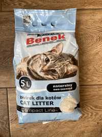 Żwirek dla kotów benek compact line 5 litrow