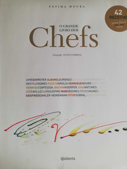 Livro o Grande livro dos chefes - Fátima Moura
