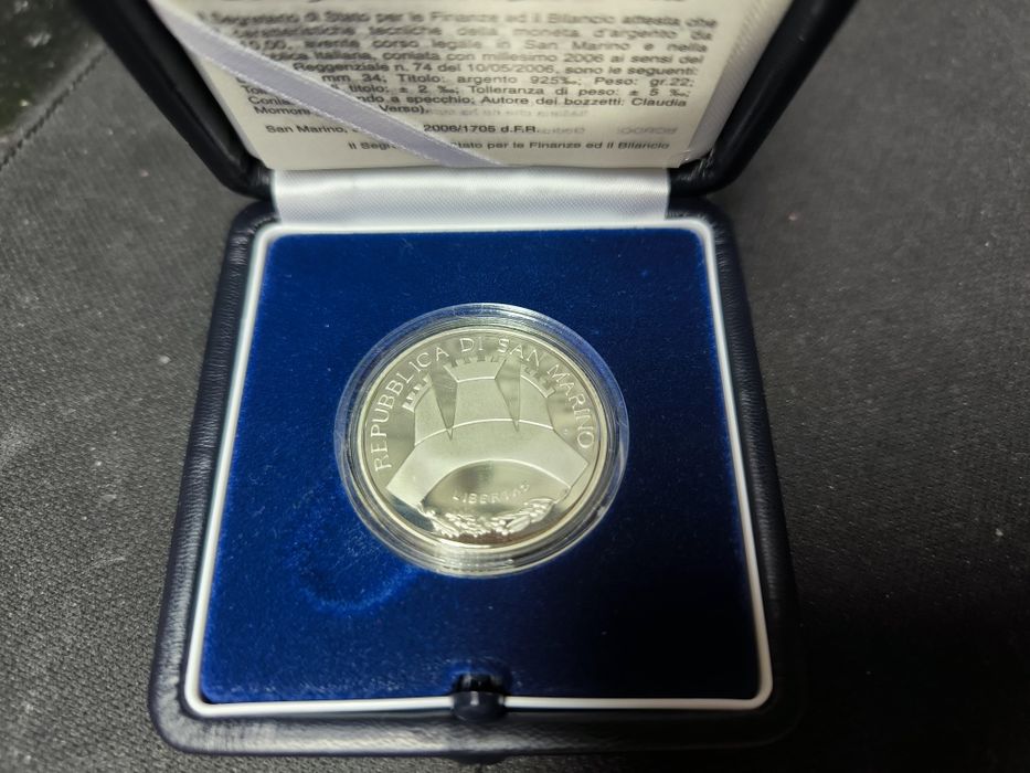 Srebrna moneta San Marino 2006