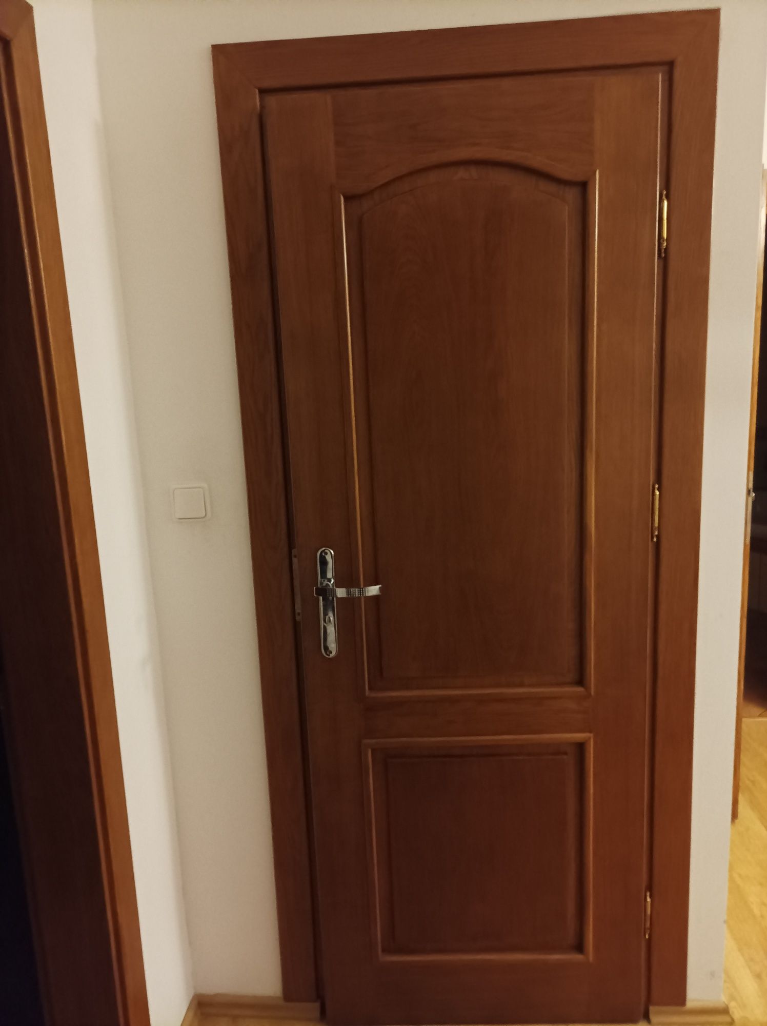 Drzwi dębowe lite drewno