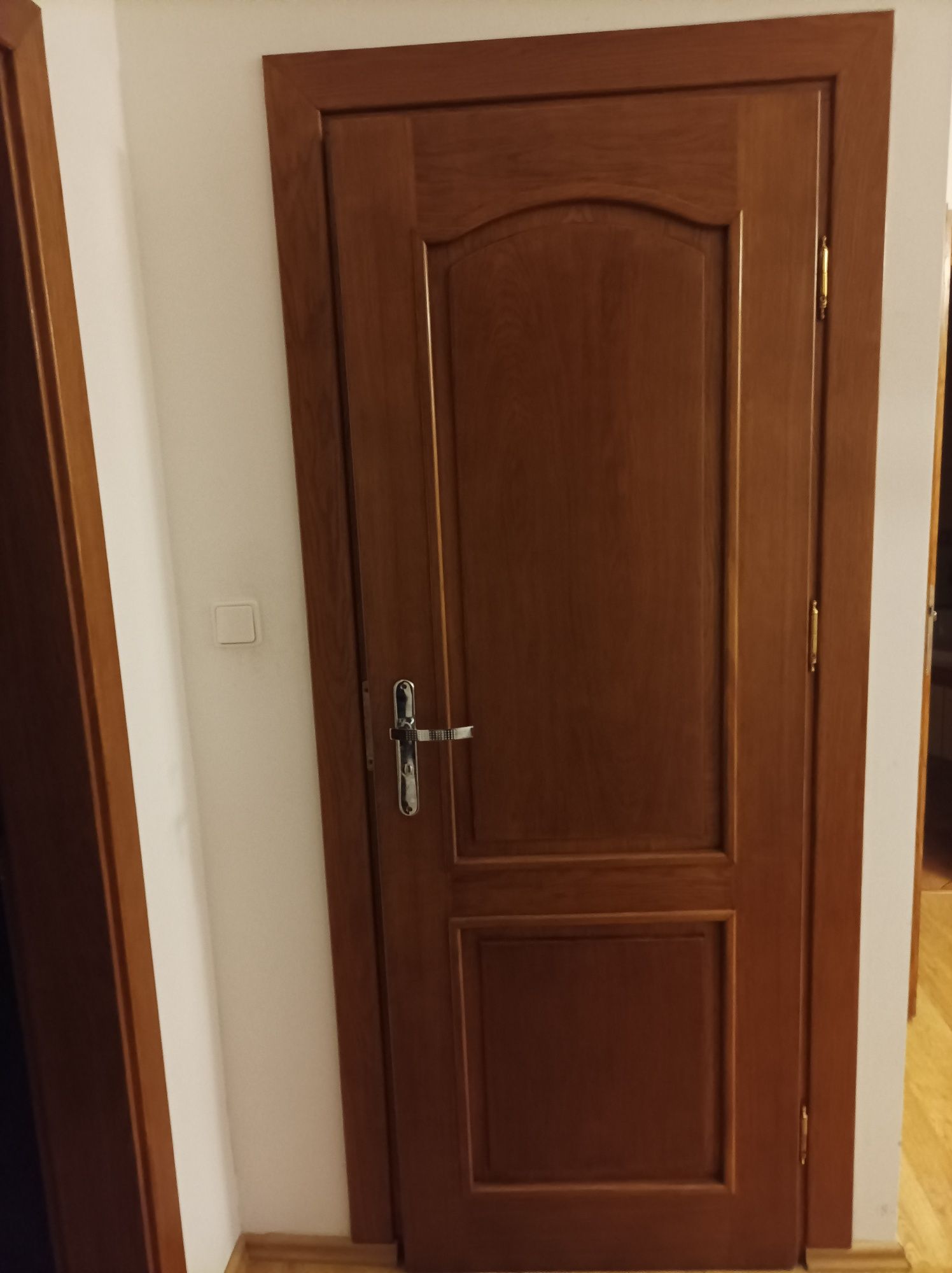 Drzwi dębowe lite drewno