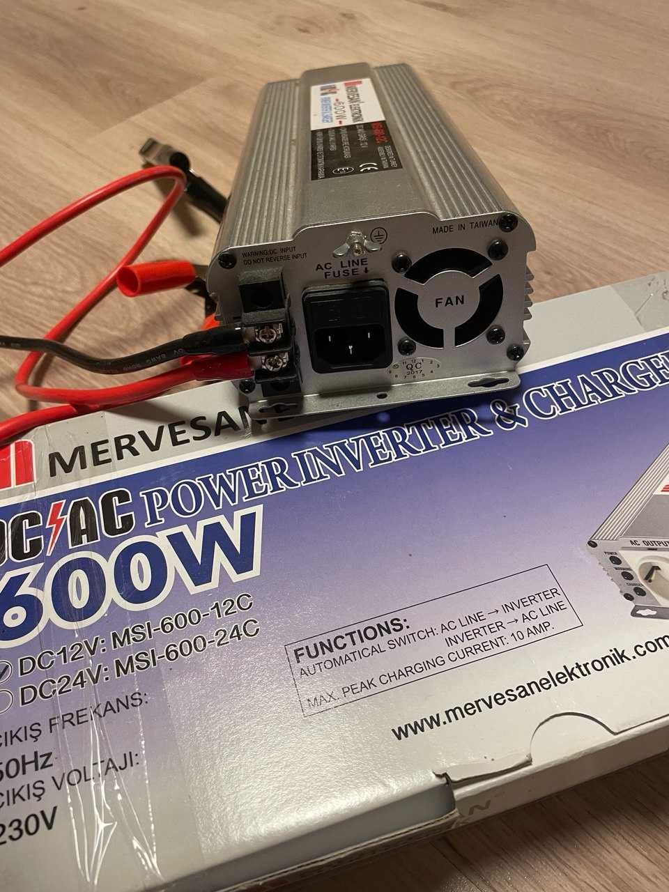 Преобразователь напряжения Mervesan 600 W 12-220 V