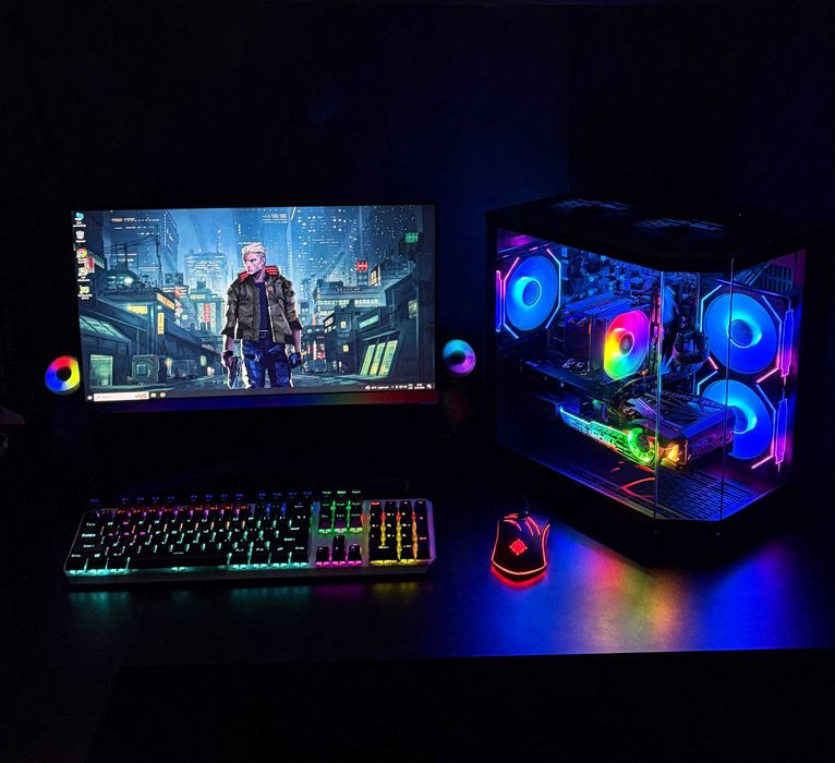 Игровой Компьютер/ ПК Ryzen 5 5500/ DDR4 32Gb/ M2+HDD / RTX 3070 8GB