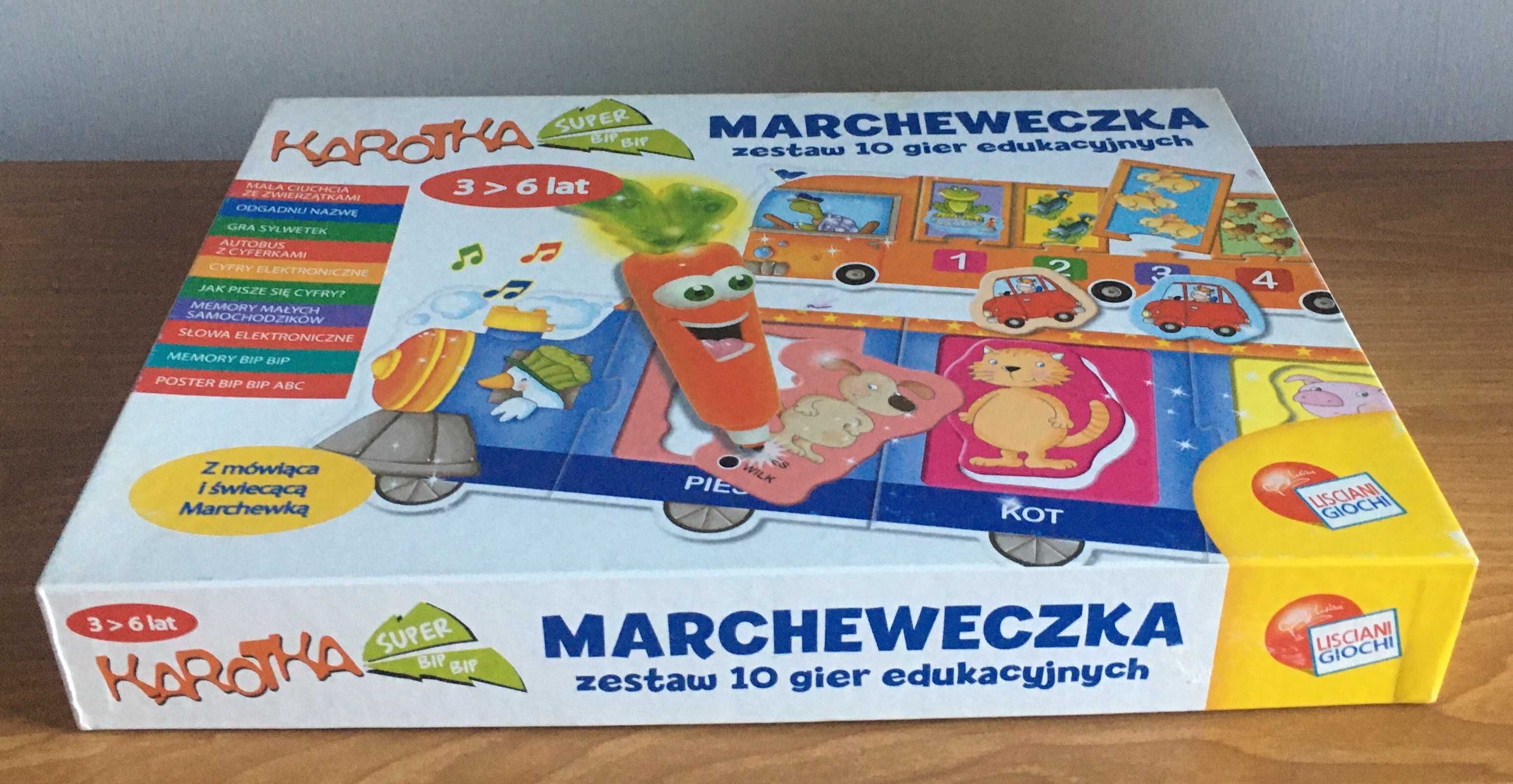 Marcheweczka. Zestaw 10 gier edukacyjnych dla dzieci w wieku od 3 > 6