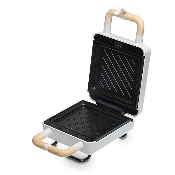 Opiekacz do kanapek gofrownica ADE Kitchen , 14×22,5×9,5 cm, biały