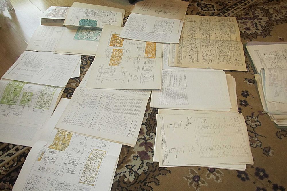 instrukcje obsługi odbiorników telewizyjnych PRL-u Unitra itp.