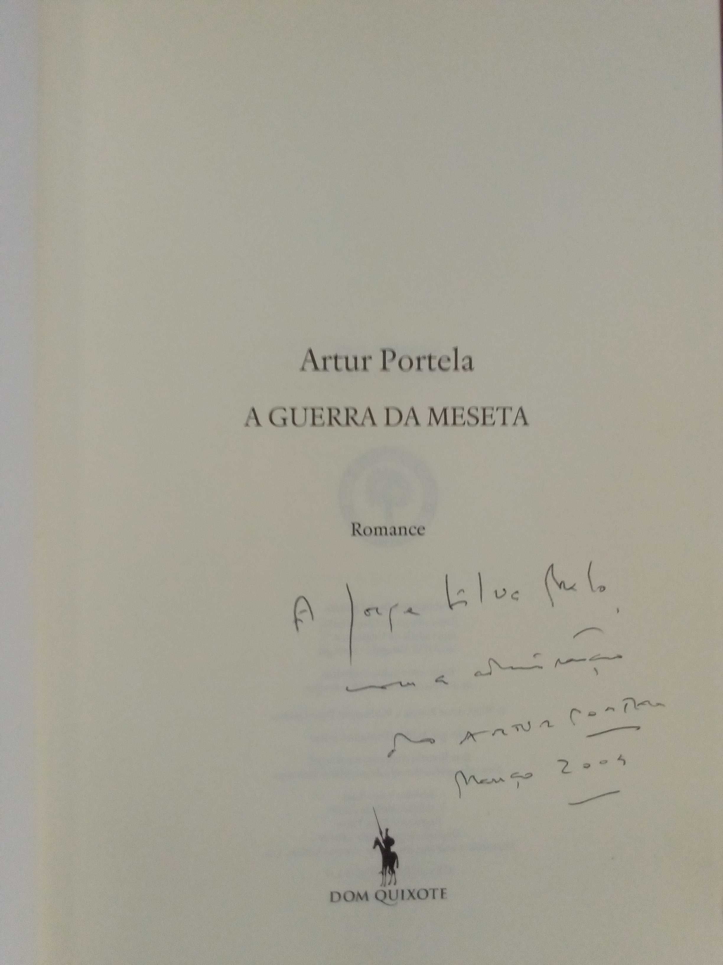Artur Portela - A guerra da meseta [1.ª ed., autografado]
