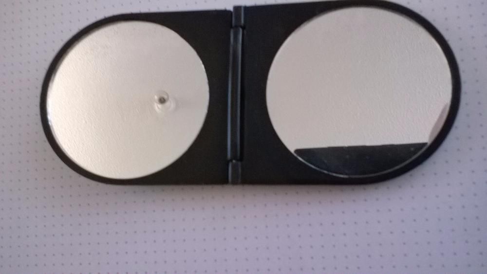 espelho de senhora revestido a prata