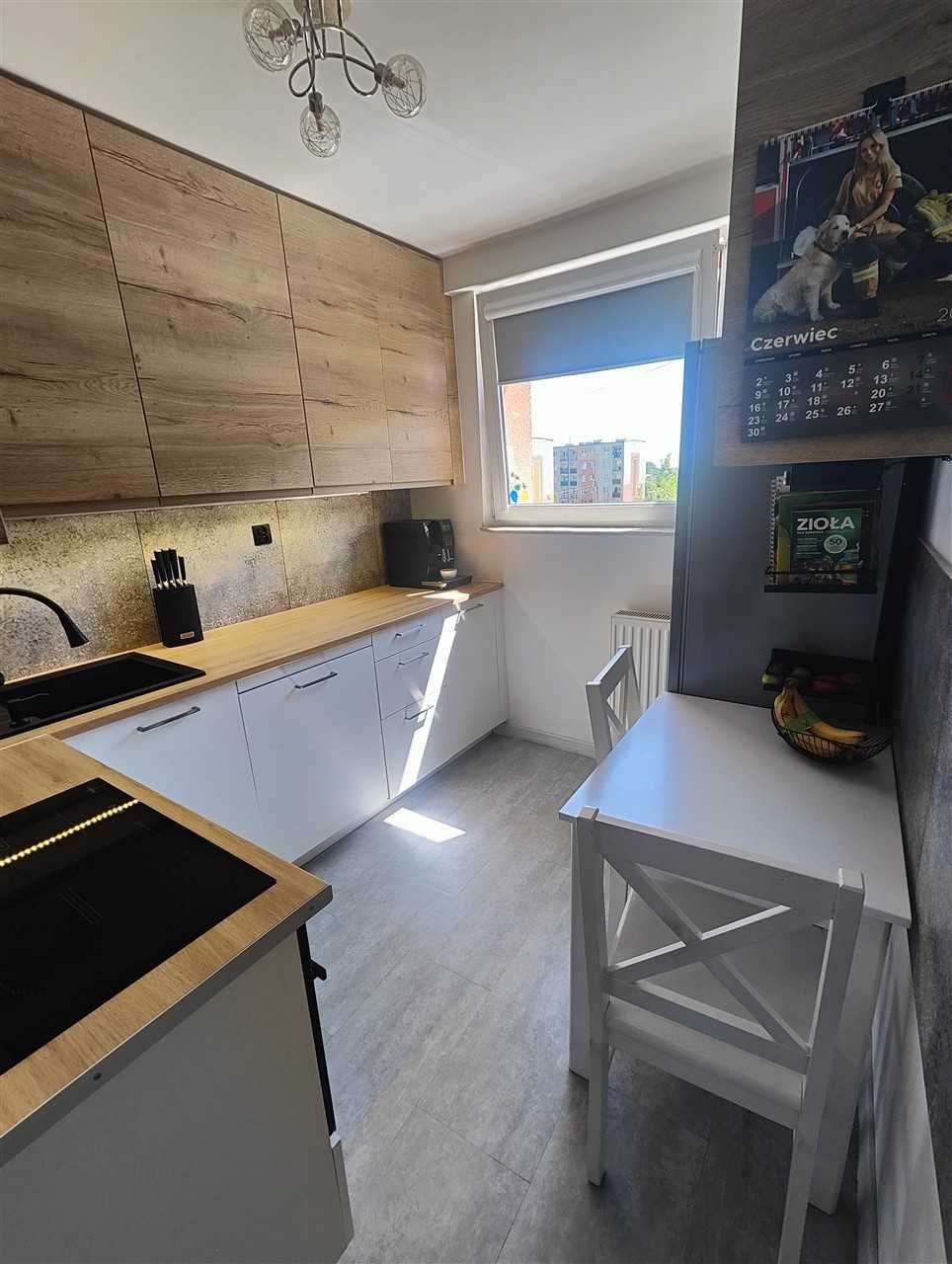 mieszkanie Kożuchów 3 pokoje z balkonem i piwnicą, w pełni umeblowane