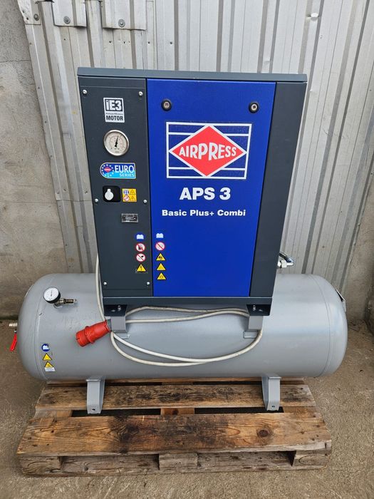 Kompresor śrubowy Airpress aps3 2.2kw zbiornik sprężarka