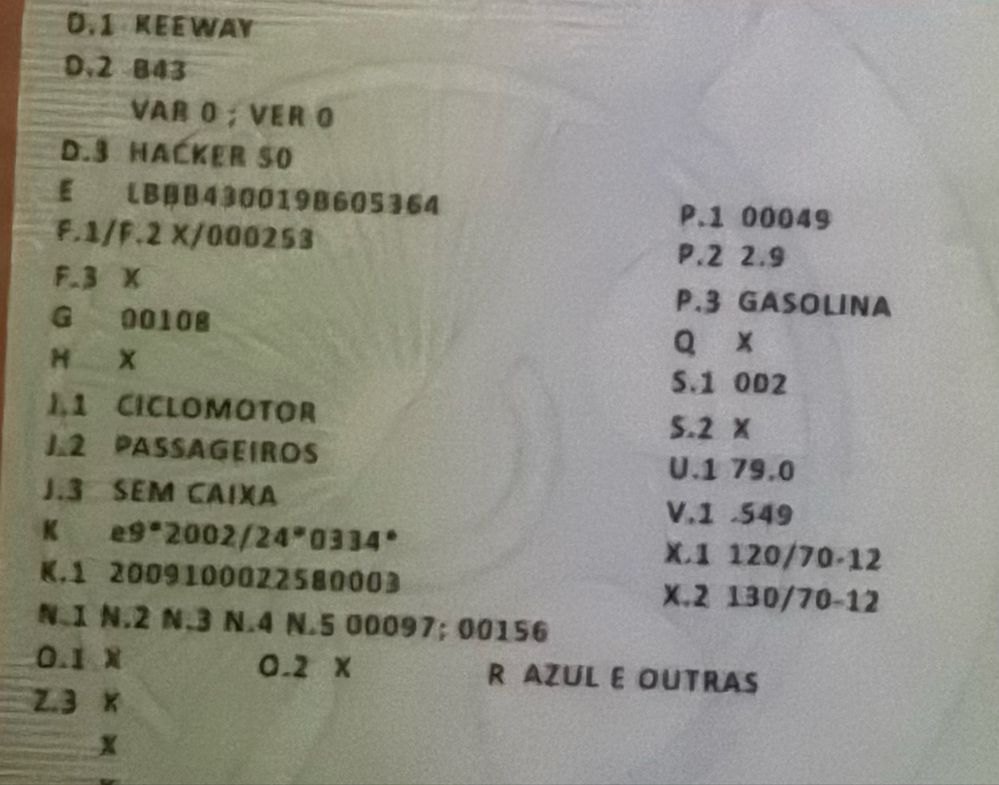 Keeway automatica