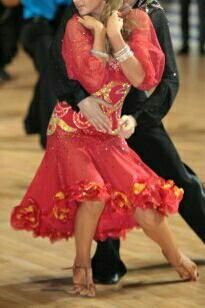 Танцевальное платье латина