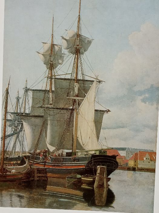 набор репродукций "датская живопись1800-1850 гг" на нем. языке