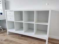 Regał IKEA Kallax – zestaw z ramą i szufladami