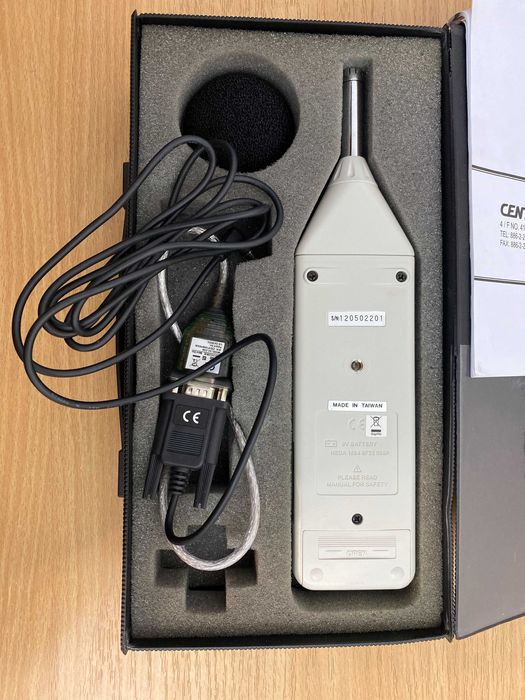 Miernik poziomu dzwięku hałasu Center 322 Sound Level Meter