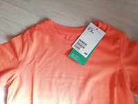 T-shirt coral algodão Tam.92cm "H&M"