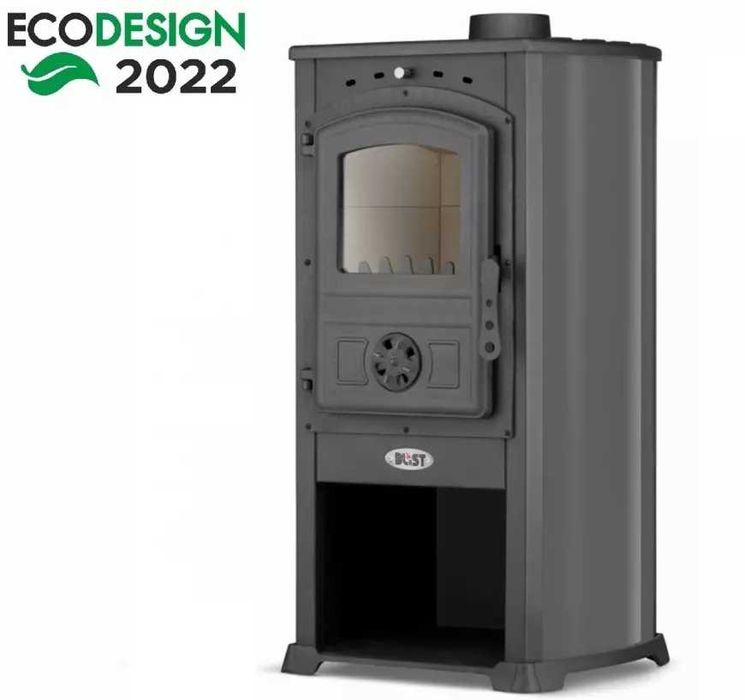 Kominek "Żar" 7,5kw używany jeden sezon, kolanko, rura, rozetka.