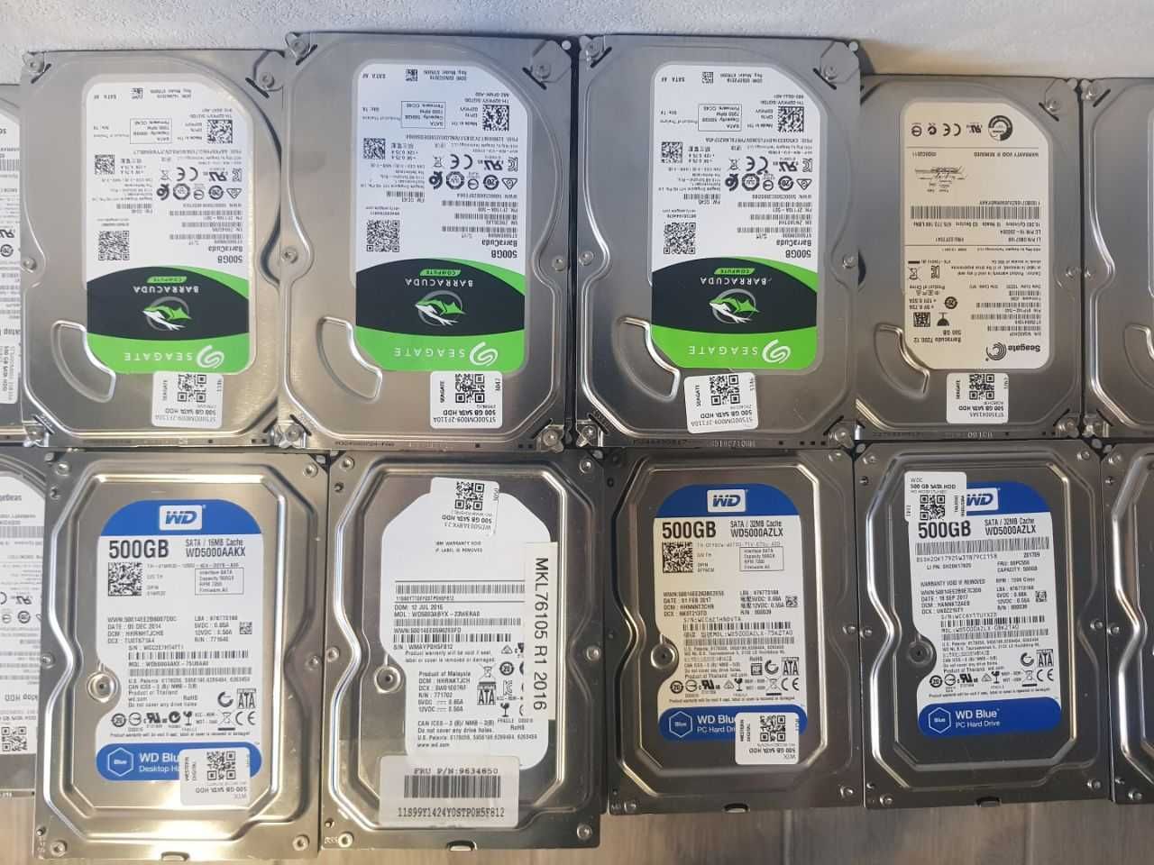 HDD Жорсткі диски 500GB SATA3 3.5" ОПТ від 10шт