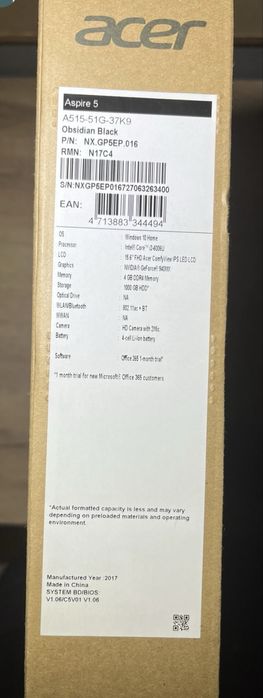 Laptop Acer Aspire 5