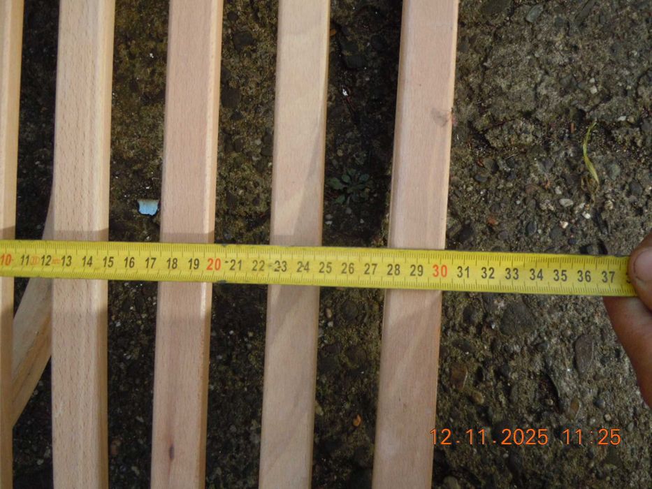 sanki drewniane dla dziecka opieradło i uchwyt do prowadzenia jak nowe