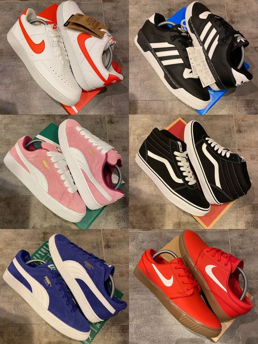 NOWE buty sportowe Nike, Adidas, Puma, Vans, sneakersy w pudełku