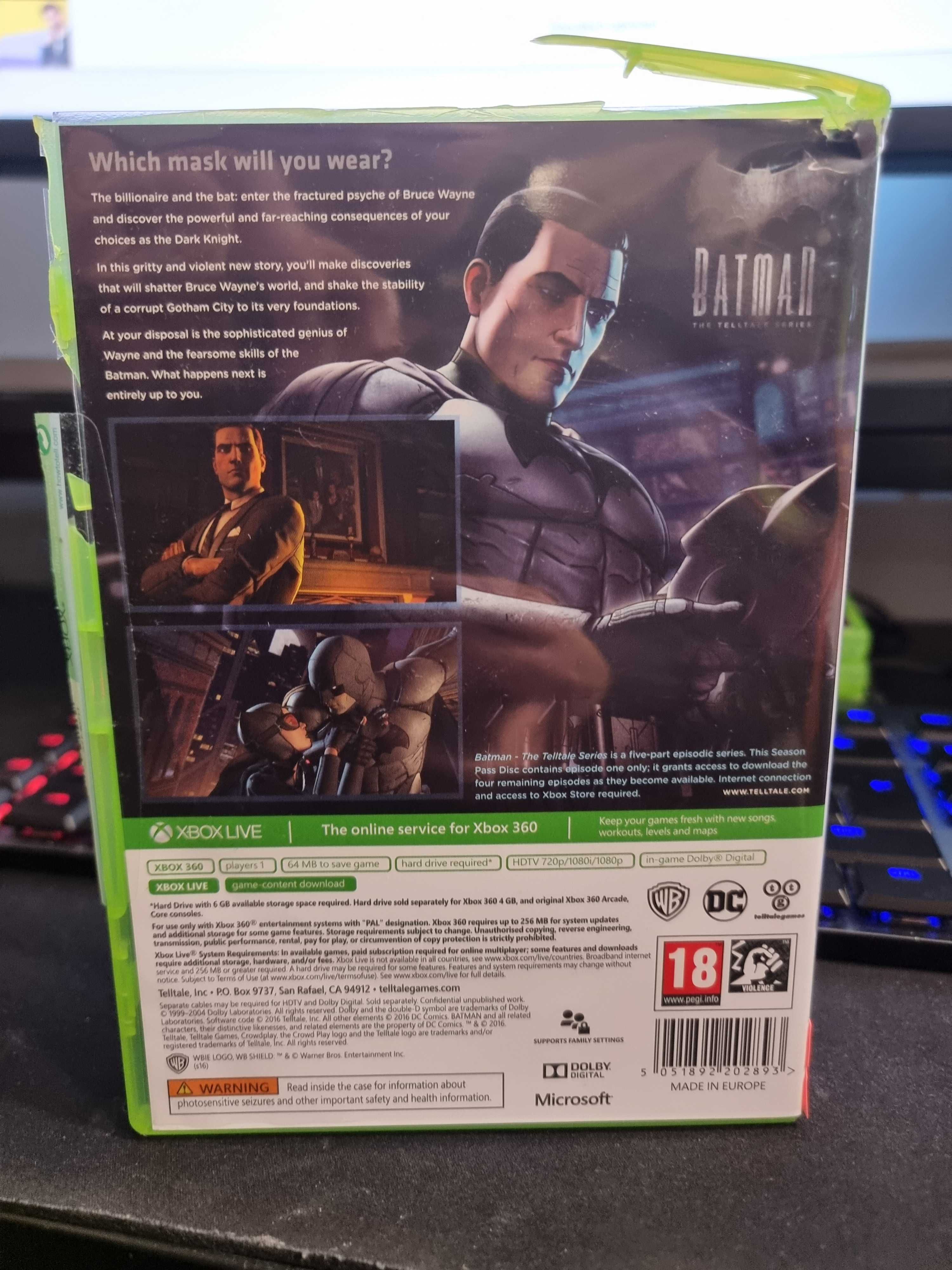 Batman: The Telltale - Xbox 360 X360 SklepRetroWWA Wysyłka Wymiana